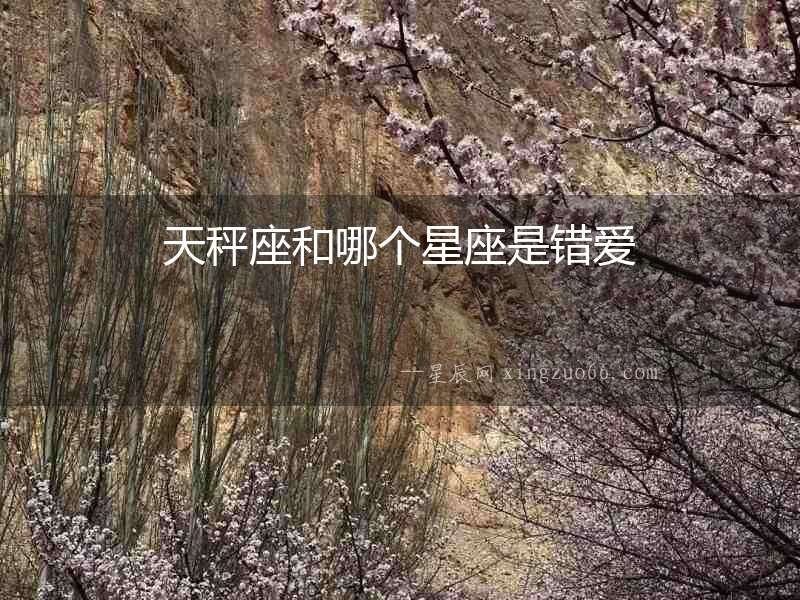 天秤座和哪個星座是錯愛