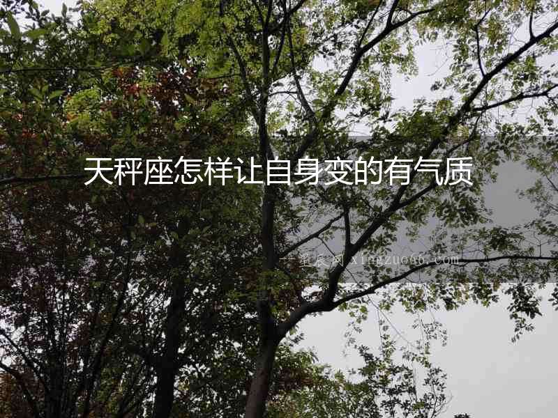 天秤座怎樣讓自身變的有氣質