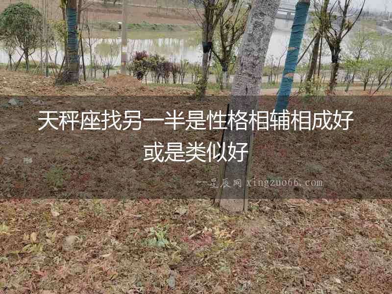 天秤座找另一半是性格相輔相成好或是類似好