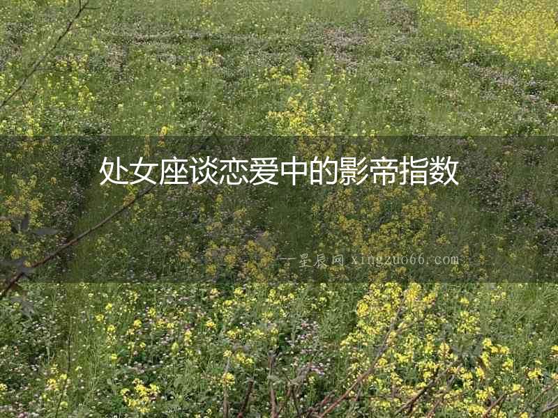 處女座談戀愛中的影帝指數(shù)