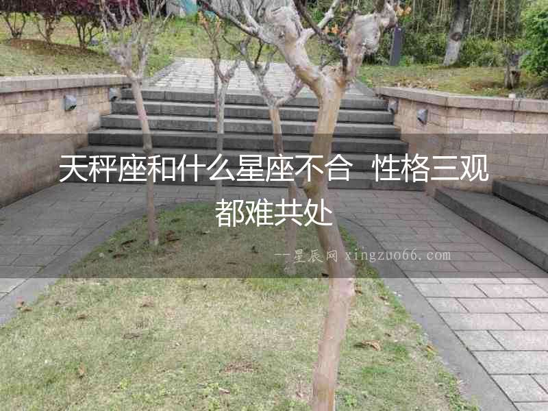 天秤座和什么星座不合  性格三觀都難共處