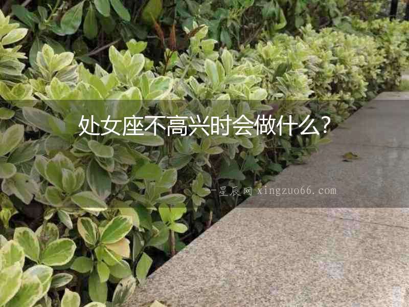 處女座不高興時會做什么？