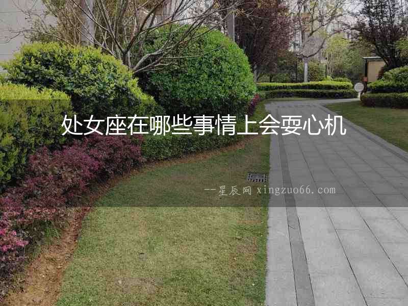 處女座在哪些事情上會耍心機