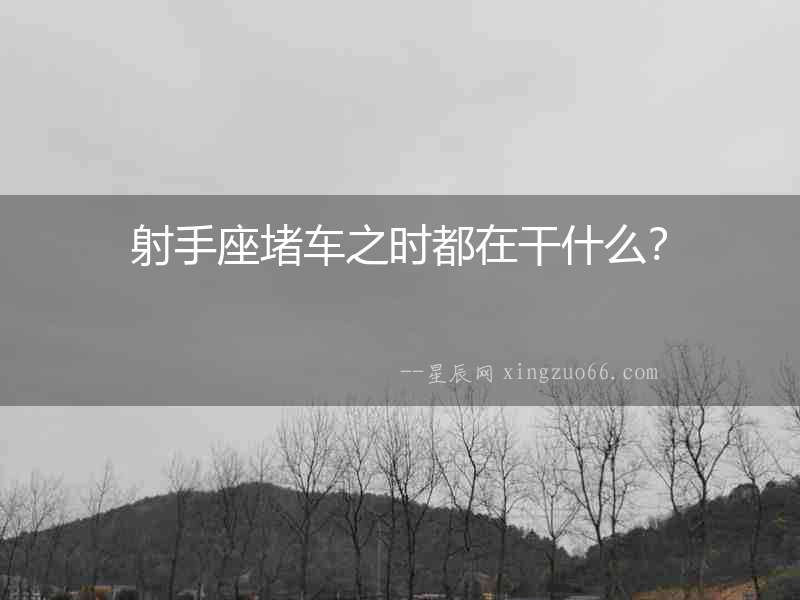 射手座堵車之時都在干什么？