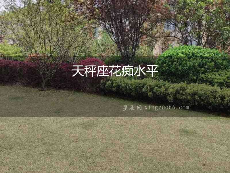 天秤座花癡水平