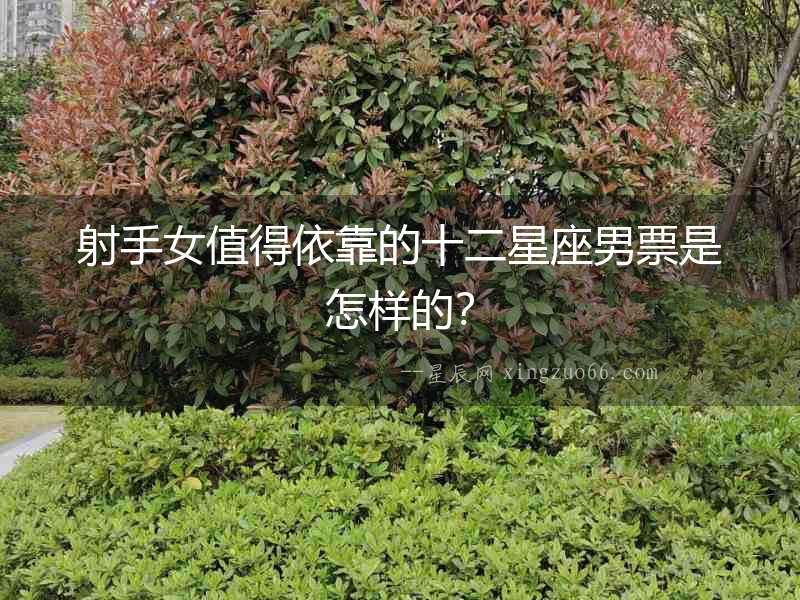 射手女值得依靠的十二星座男票是怎樣的？