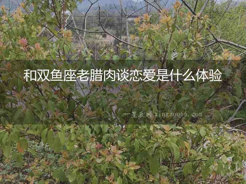 和雙魚座老臘肉談戀愛是什么體驗