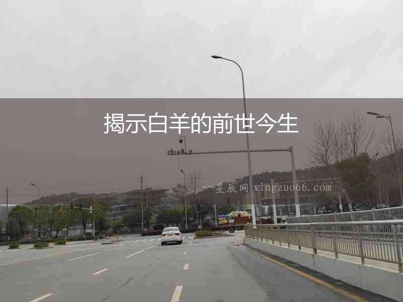 揭示白羊的前世今生