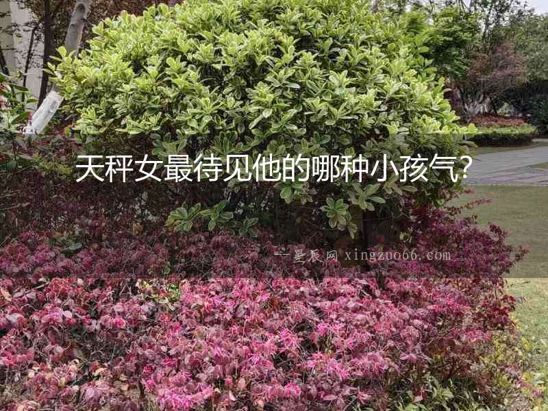 天秤女最待見他的哪種小孩氣？