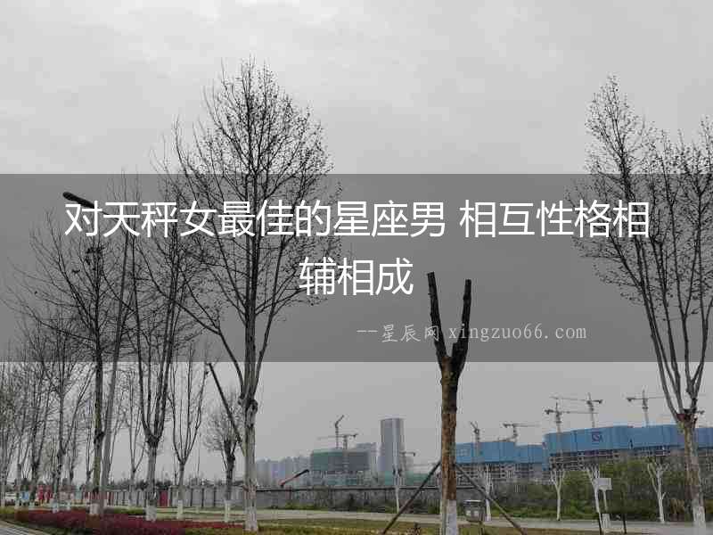 對天秤女最佳的星座男 相互性格相輔相成