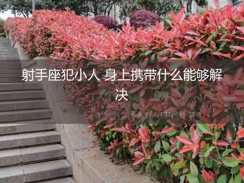 射手座犯小人 身上攜帶什么能夠解決