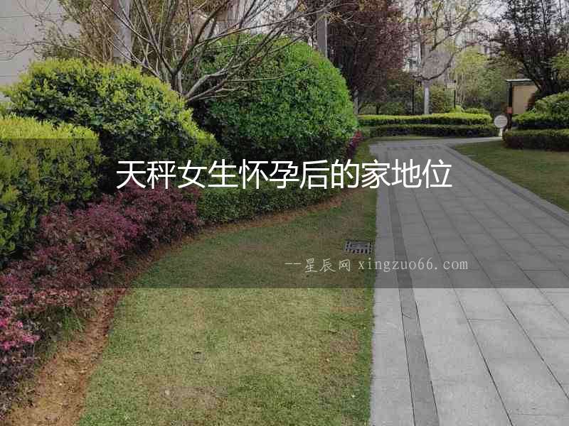 天秤女生懷孕后的家地位