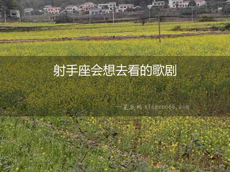射手座會想去看的歌劇