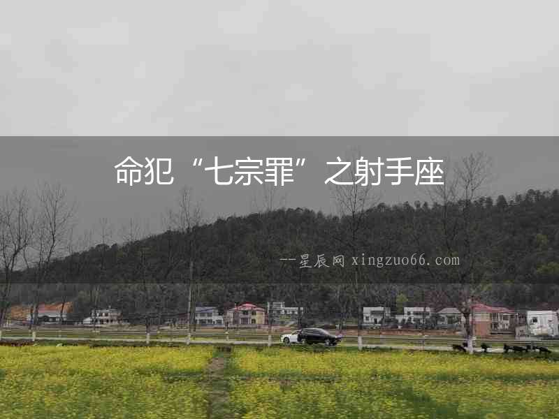 命犯“七宗罪”之射手座