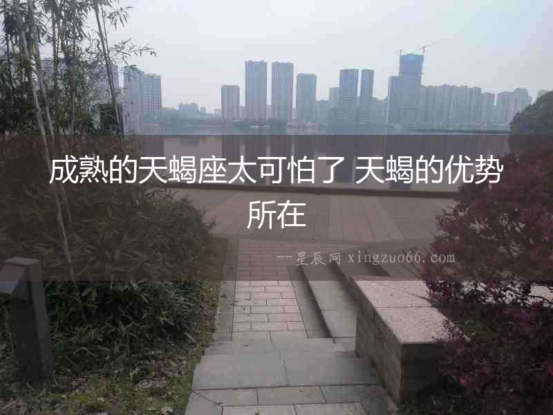 成熟的天蝎座太可怕了 天蝎的優(yōu)勢(shì)所在