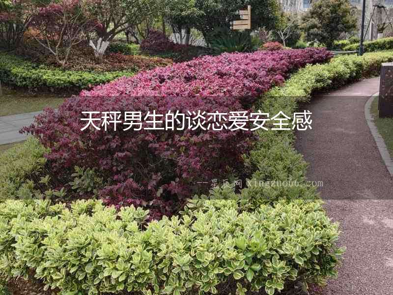 天秤男生的談戀愛安全感