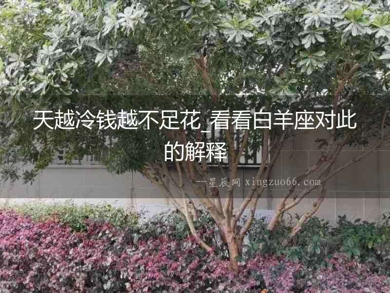 天越冷錢越不足花_看看白羊座對此的解釋