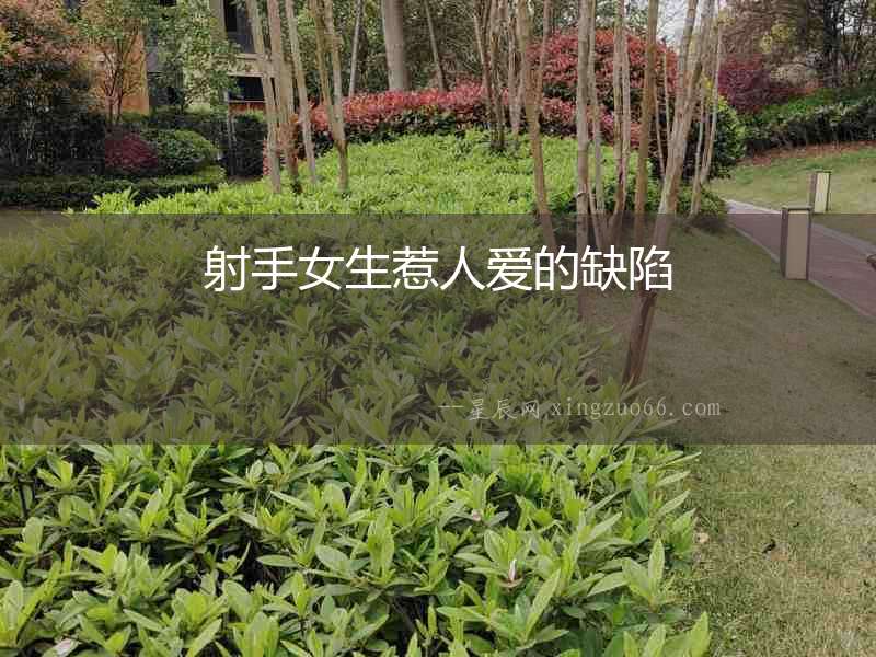 射手女生惹人愛的缺陷
