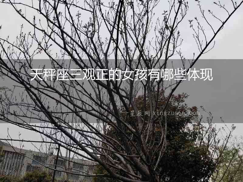 天秤座三觀正的女孩有哪些體現(xiàn)