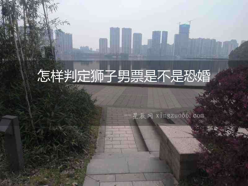 怎樣判定獅子男票是不是恐婚