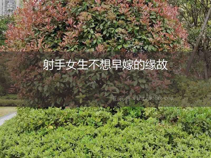 射手女生不想早嫁的緣故