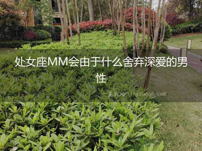 處女座MM會由于什么舍棄深愛的男性
