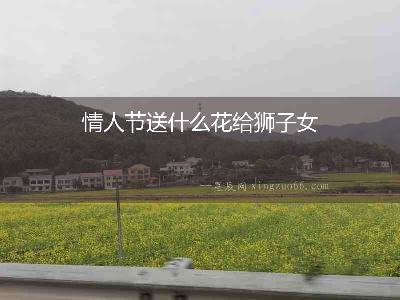 情人節(jié)送什么花給獅子女