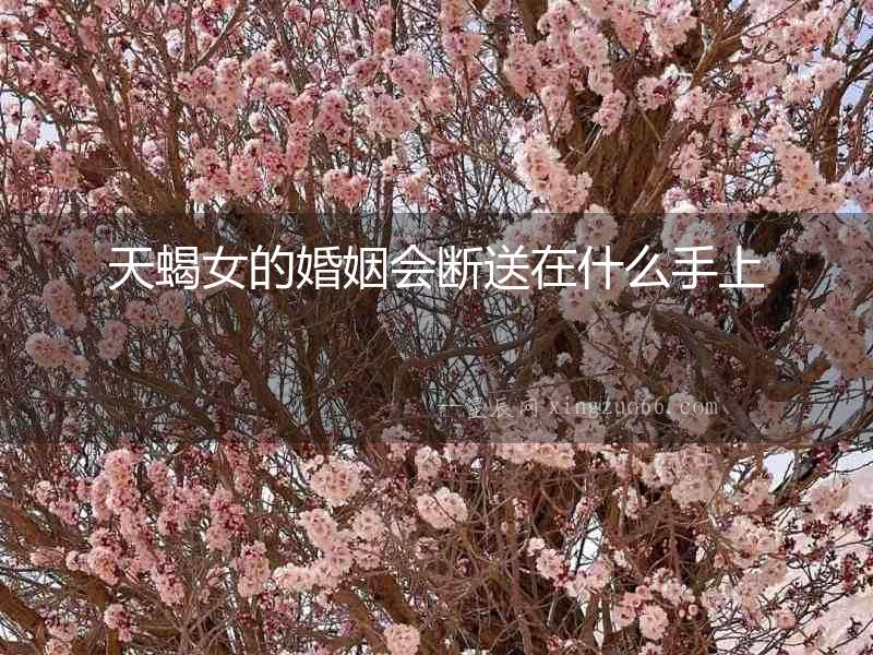 天蝎女的婚姻會斷送在什么手上