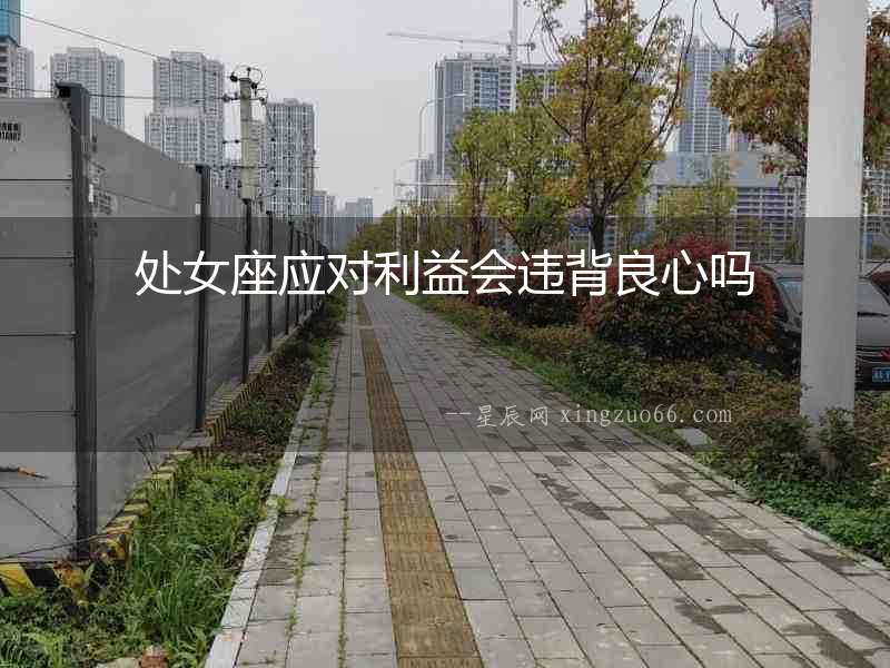 處女座應對利益會違背良心嗎