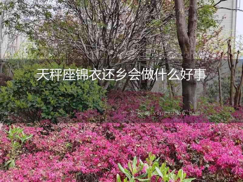 天秤座錦衣還鄉會做什么好事