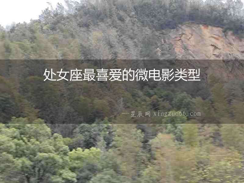 處女座最喜愛的微電影類型