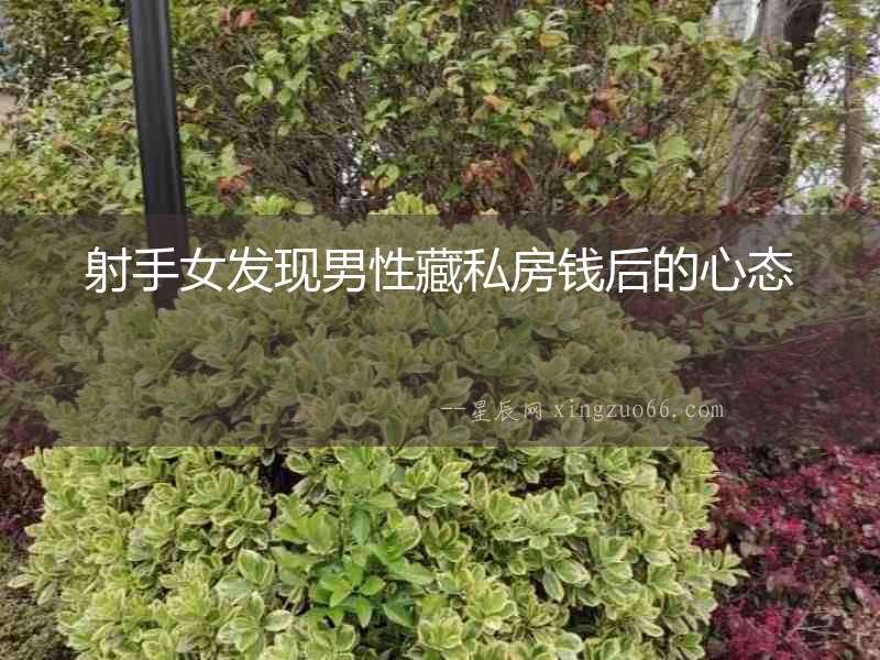 射手女發現男性藏私房錢后的心態