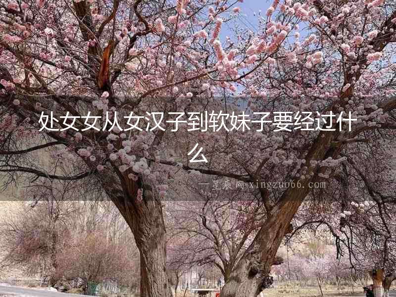 處女女從女漢子到軟妹子要經過什么
