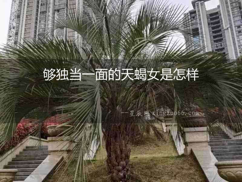 夠獨(dú)當(dāng)一面的天蝎女是怎樣