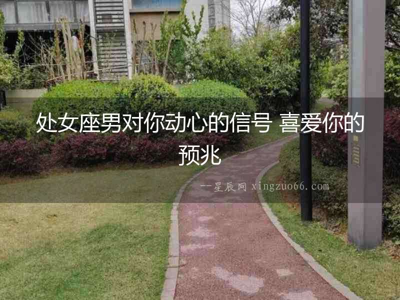 處女座男對你動心的信號 喜愛你的預(yù)兆