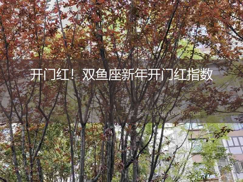 開門紅！雙魚座新年開門紅指數(shù)