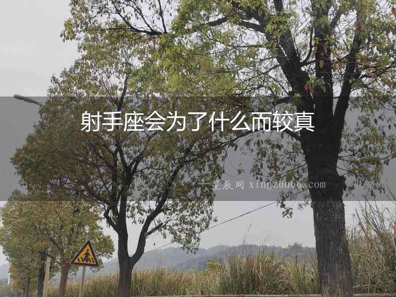 射手座會為了什么而較真