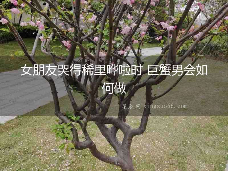 女朋友哭得稀里嘩啦時 巨蟹男會如何做