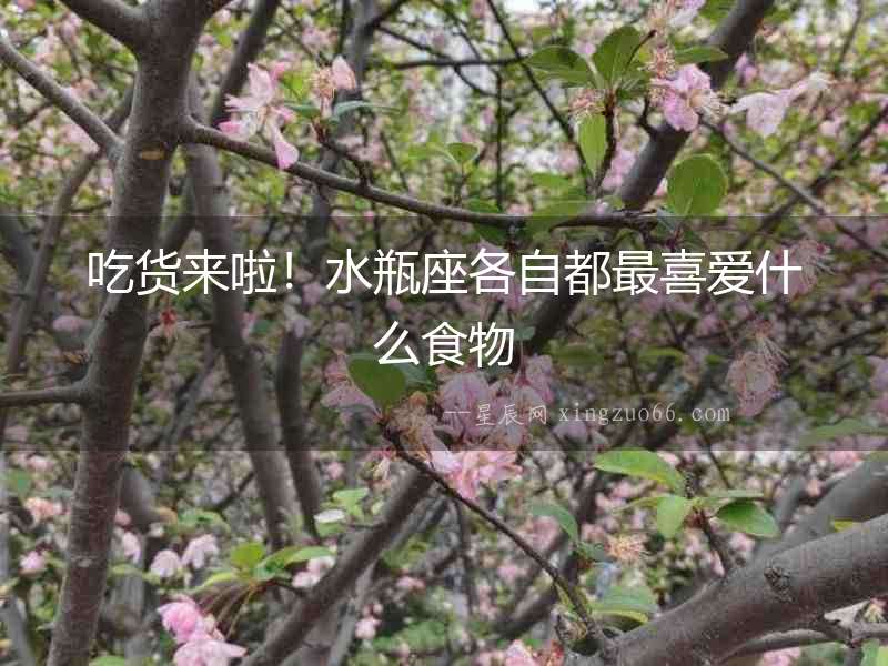 吃貨來啦！水瓶座各自都最喜愛什么食物