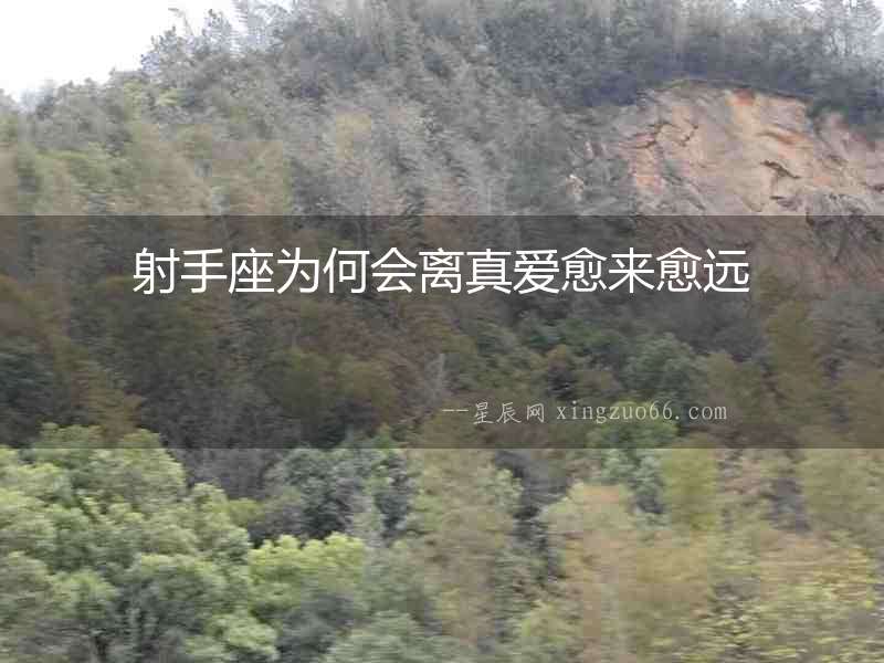 射手座為何會離真愛愈來愈遠