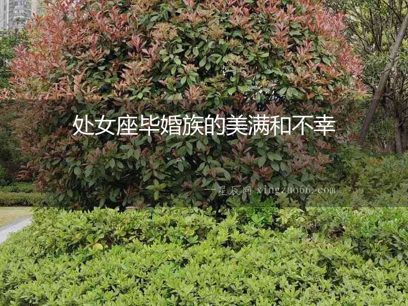 處女座畢婚族的美滿和不幸
