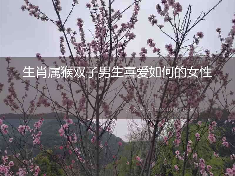 生肖屬猴雙子男生喜愛如何的女性