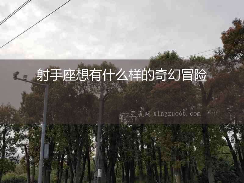 射手座想有什么樣的奇幻冒險