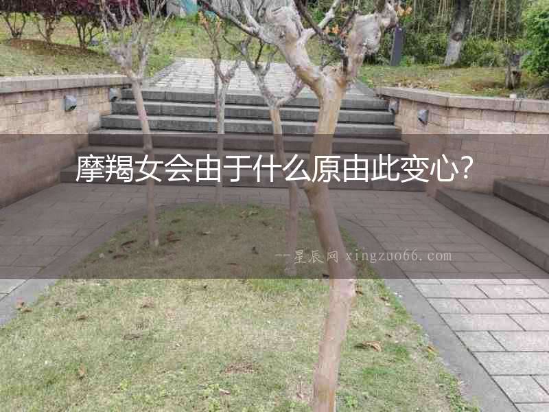摩羯女會由于什么原由此變心？