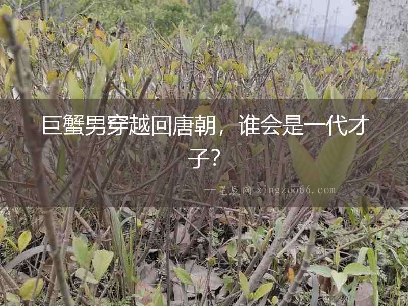 巨蟹男穿越回唐朝，誰會是一代才子？