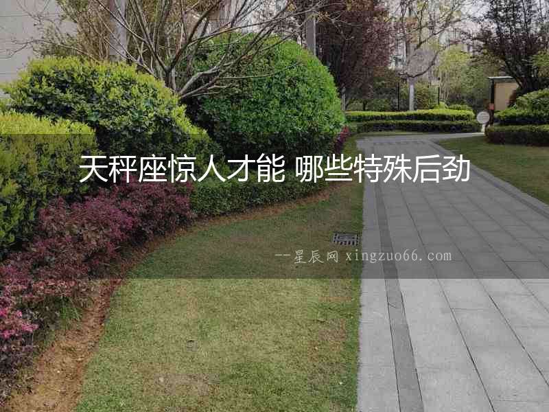 天秤座驚人才能 哪些特殊后勁