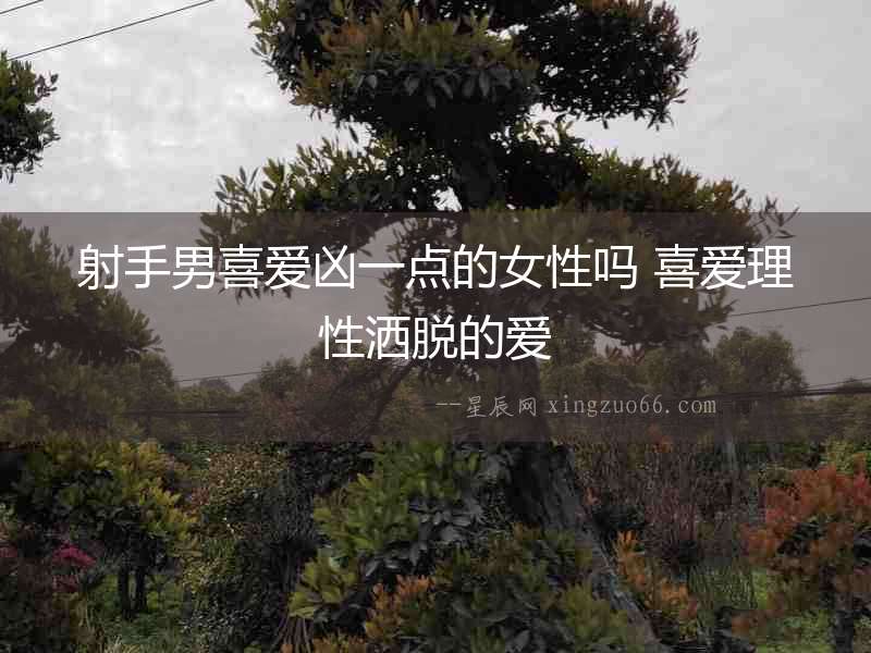 射手男喜愛兇一點的女性嗎 喜愛理性灑脫的愛