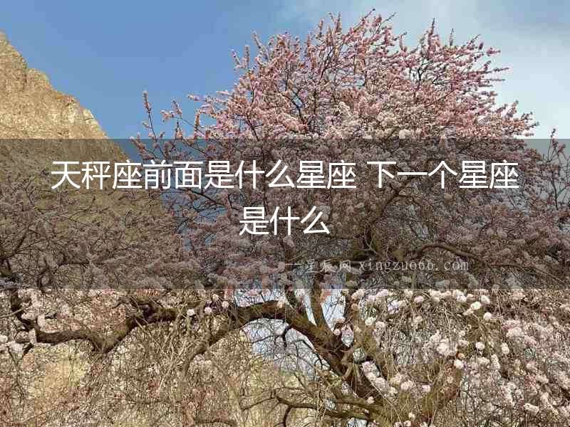 天秤座前面是什么星座 下一個星座是什么