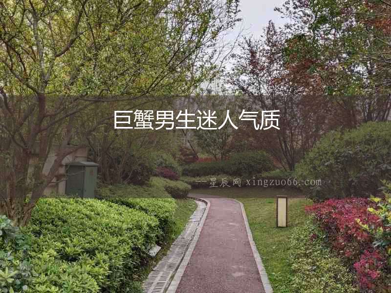 巨蟹男生迷人氣質