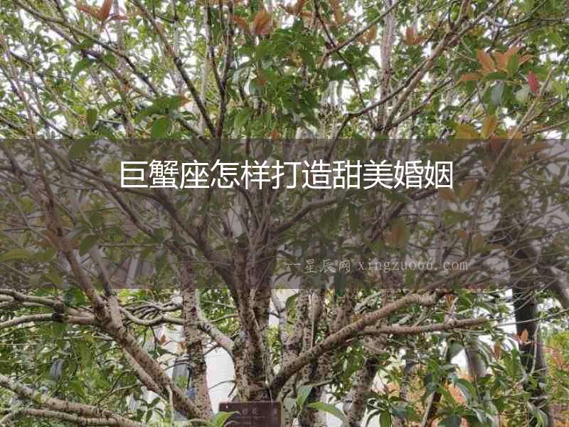 巨蟹座怎樣打造甜美婚姻